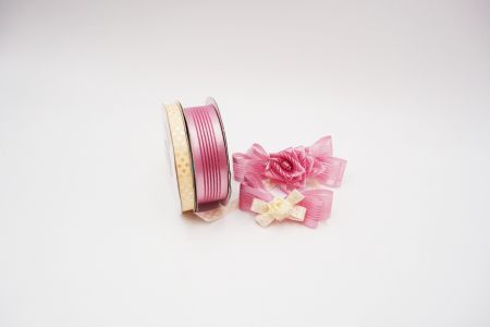 Conjunto de cinta transparente rosa para bodas_C1-1517